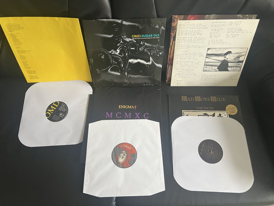 Платівки Bad Boys Blue, Enya, OMD