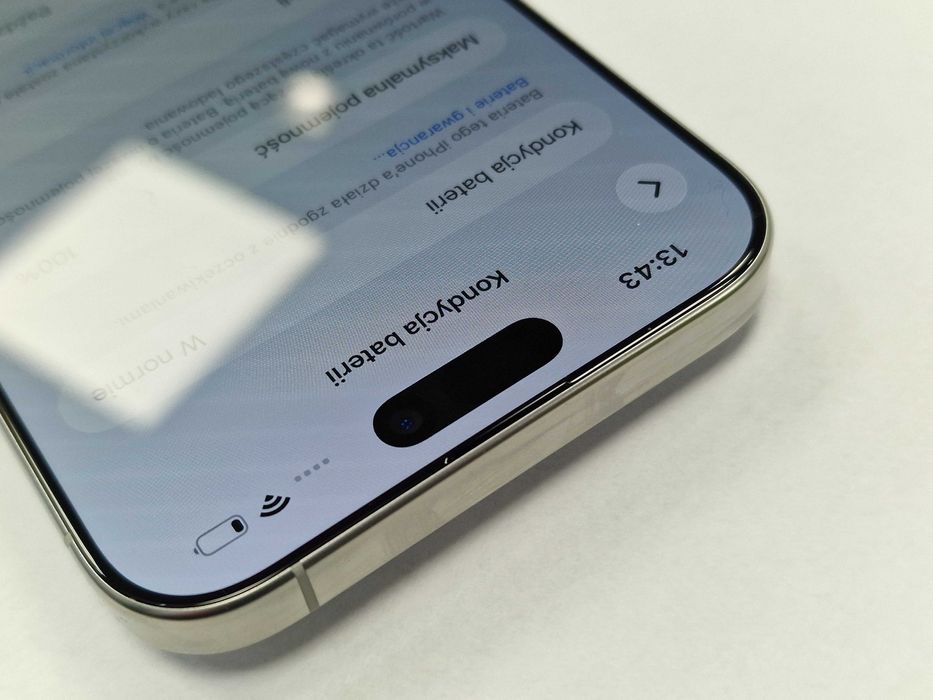 Iphone 16 PRO MAX 256GB/ White/ A3296/ Bateria 100%/ Grade A + ładowar