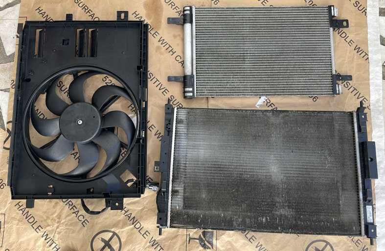 radiadores + termoventilador citroen berlingo III / jumpy III - peugeot partner III / 3008 II / expert III