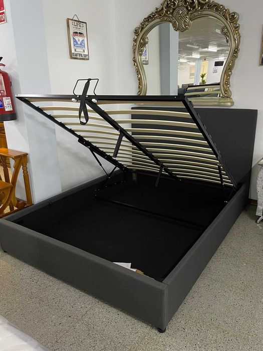 ENTREGA INCLUIDA! Nova cama 135x200cm + estrado + cabeceira