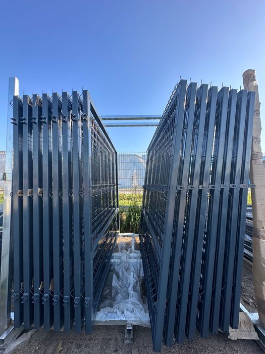 Ogrodzenie panelowe 3D KOMPLET ogrodzenia panele Transport