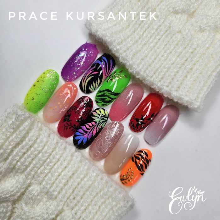 Szkolenia manicure hybrydowy,przedłużanie paznokci,pedicure,zdobienia