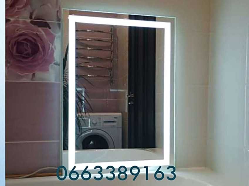 Дзеркало з LED підсвіткою в ванну . Зеркало с лед подсветкой  в рамке