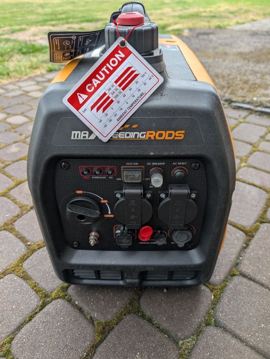 MXR3500 cichy agregat prądotwórczy inwerterowy MaXpeedingrods uszkodzony