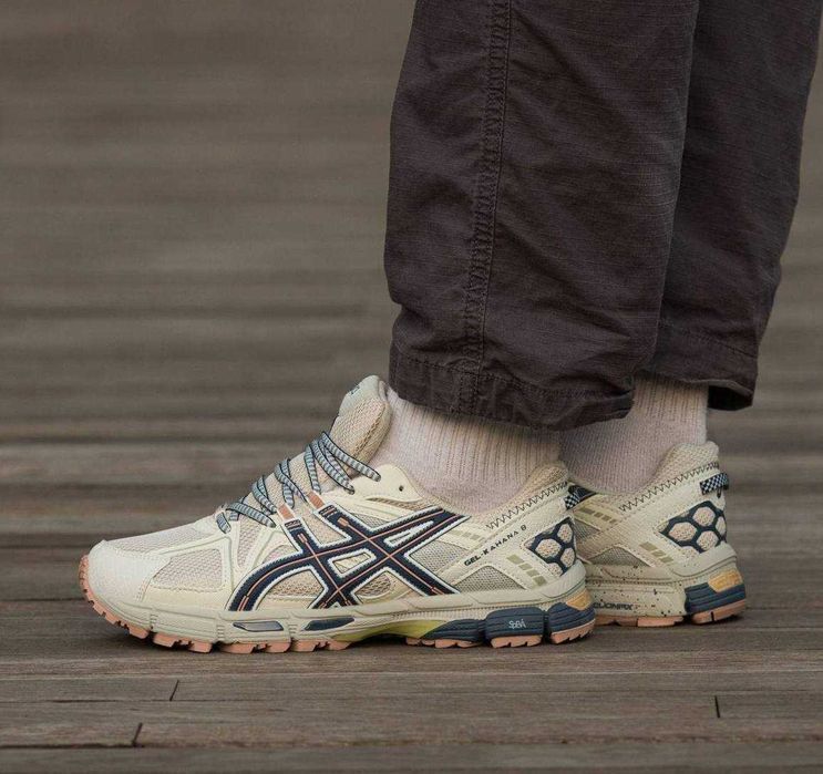 Унисекс кожаные кроссовки Asics Gel-Kahana 8 асікс асикс гель кахана 8