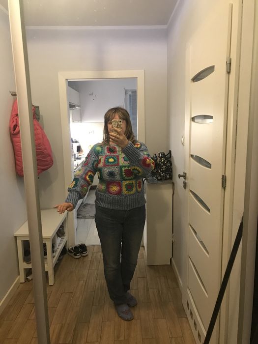 Sweter  wiosna roz Xl