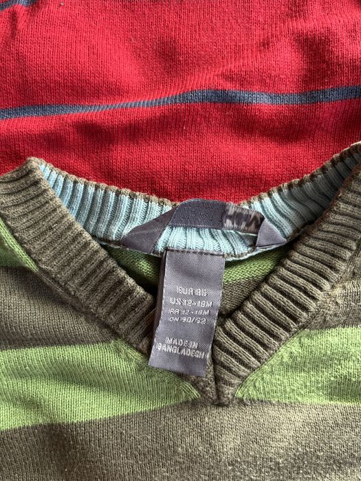 Zestaw ubrań sweter bluzka spodnie 86