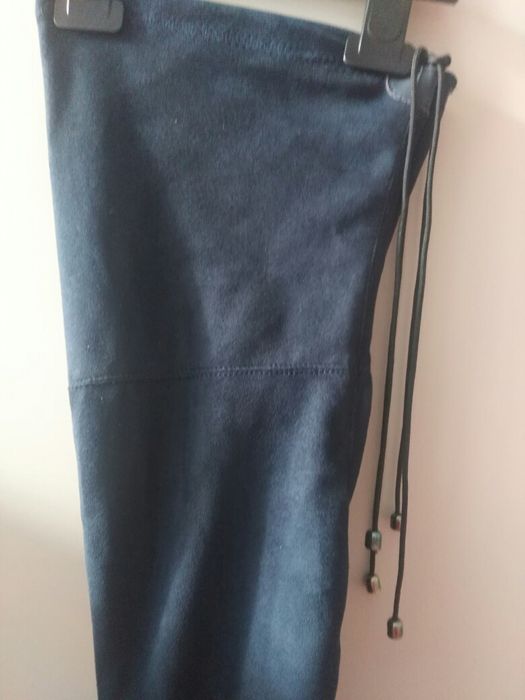 Zamszowe kozaki rozm. 36