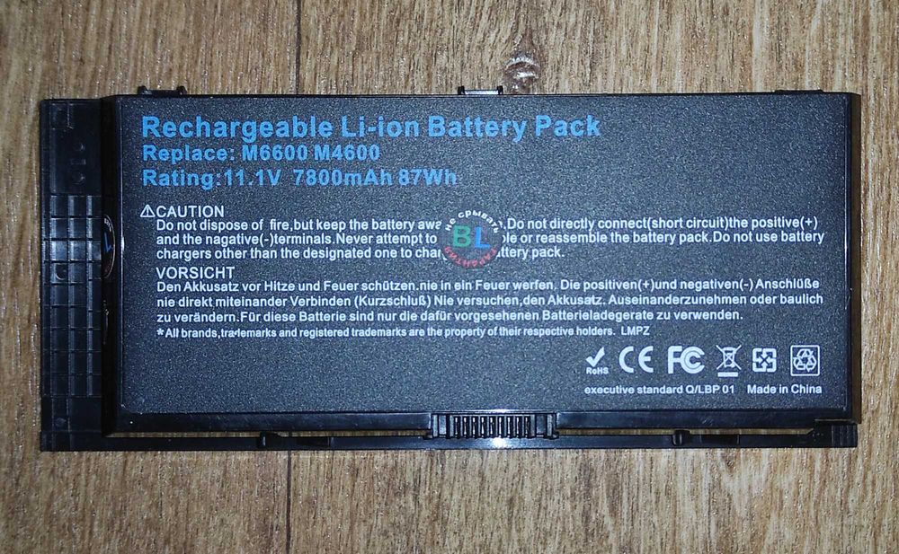 Батарея до ноутбука DELL Precision M4600/M4700/M4800/M6600/6700/M6800