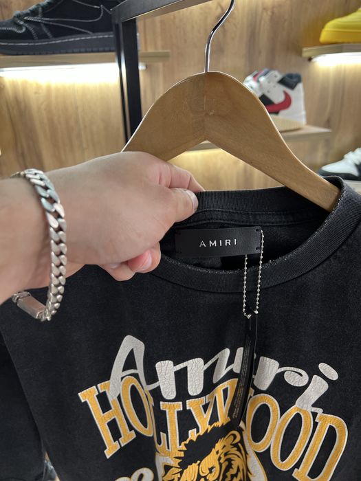 Футболка Amiri “Hollywood” Logo Faded Black