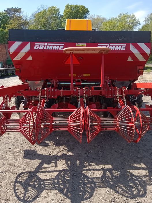 Grimme GL410 + Brona wirowa