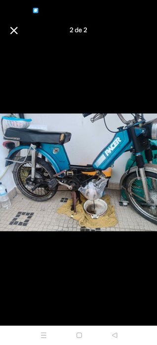 Vendo moto pedais antiga