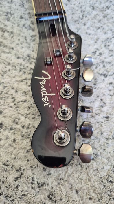 PROMO Guitarra Fender Telecaster FMT HH Flame Red 2004 Korea