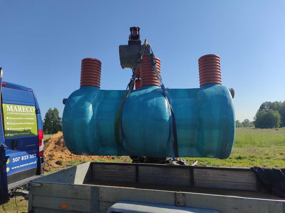 3komorowa 2500l oczyszczalnia ścieków przydomowa do 5 osób