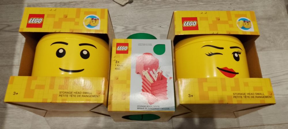 3x pojemniki LEGO nowe prezent zestaw