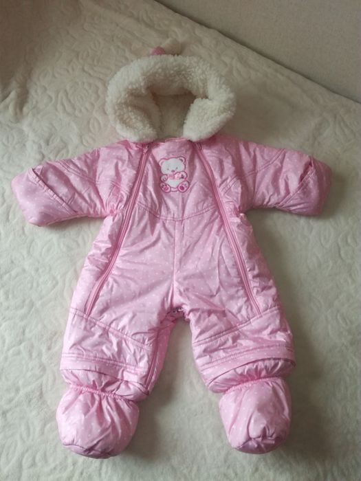 Зимний комбинезон для девочки!