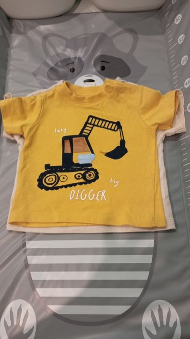 Zestaw dwóch koszulek dla chłopca rozmiar 62-68 H&m ...