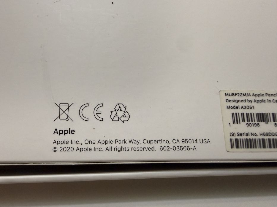 Apple Pecil 2, оригинал