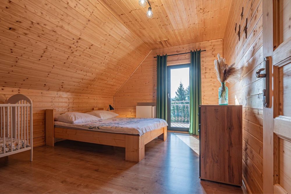 Domek „FOREST” 12 osób  Sauna | Jacuzzi | Balia |