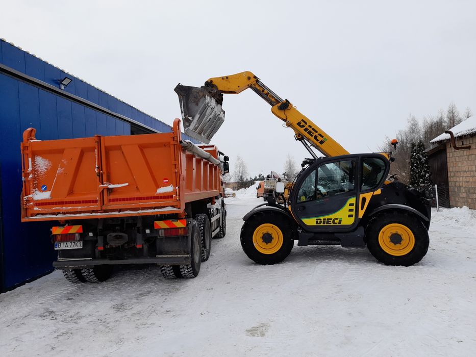 Odśnieżanie dachów, wywóz śniegu