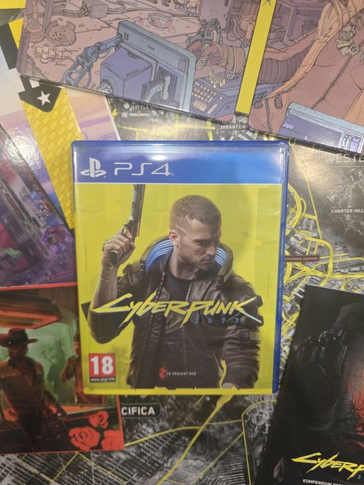 Steelbook Cyberpunk 2077 PS4 PS5, bogaty zestaw