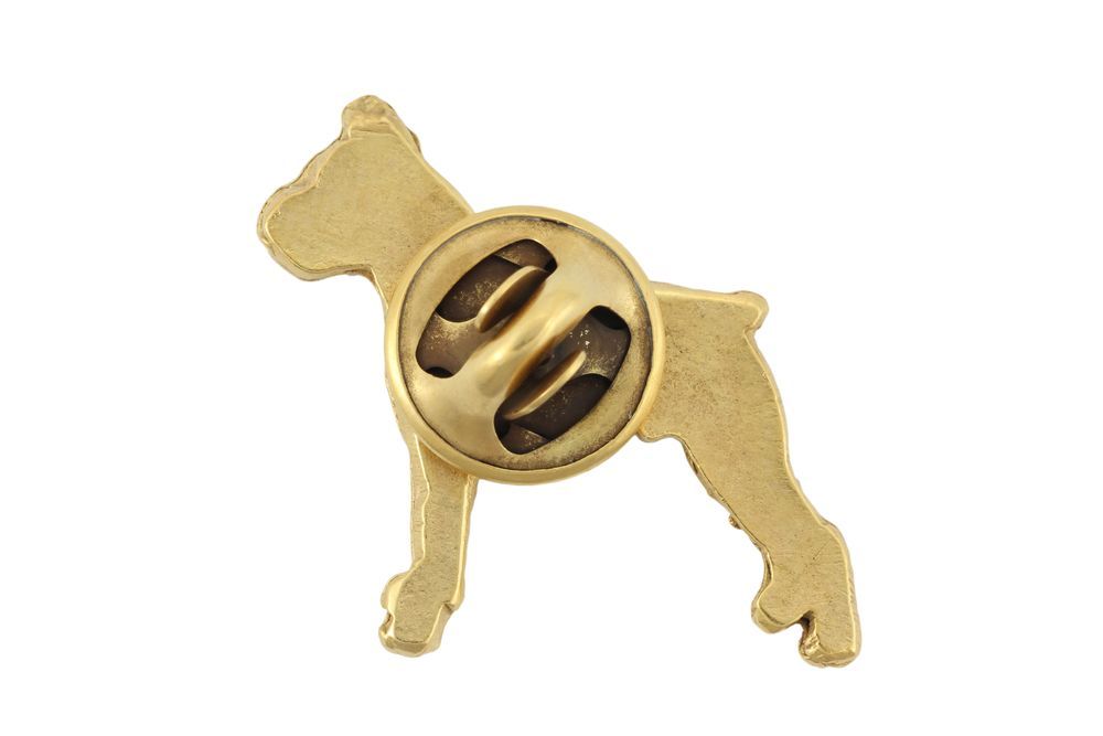 Bokser pin pozłocony Art-Dog