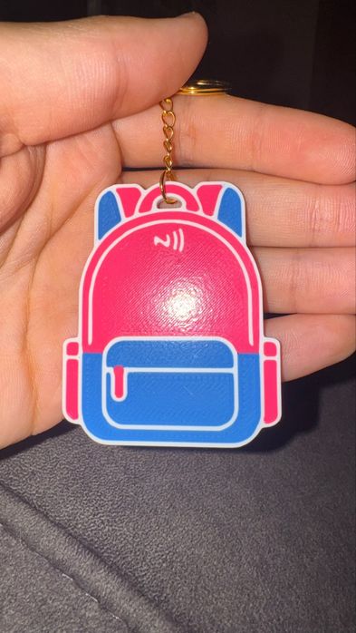Chaveiro personalizado com NFC, perfeito para crianças na escola!