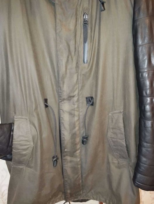 Куртка-парка зимова б/у чол. на натур. хутрі «BIZZON»Турція 48р ТОРГ