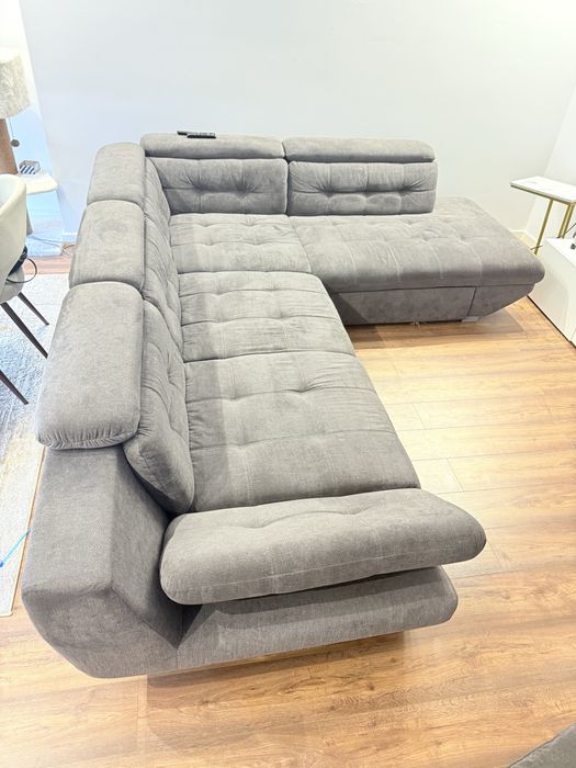 Sofá de canto com cama