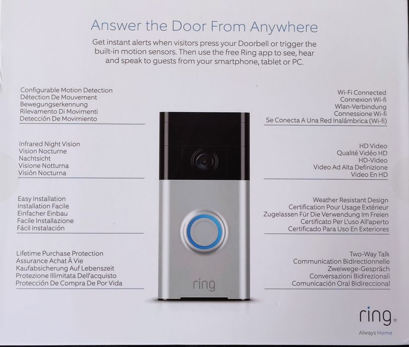 Ring doorbell - Campainha inteligente