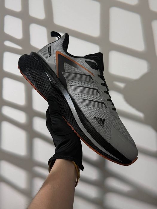 Кросівки Кроссовки Adidas Duramo Speed Light Grey Black Сірий Серый Кросовки демісезон
