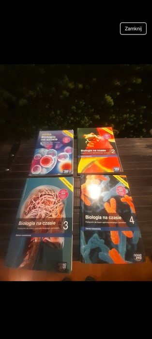 Podręczniki biologia rozszerzona nowa era 1, 2, 3 i 4