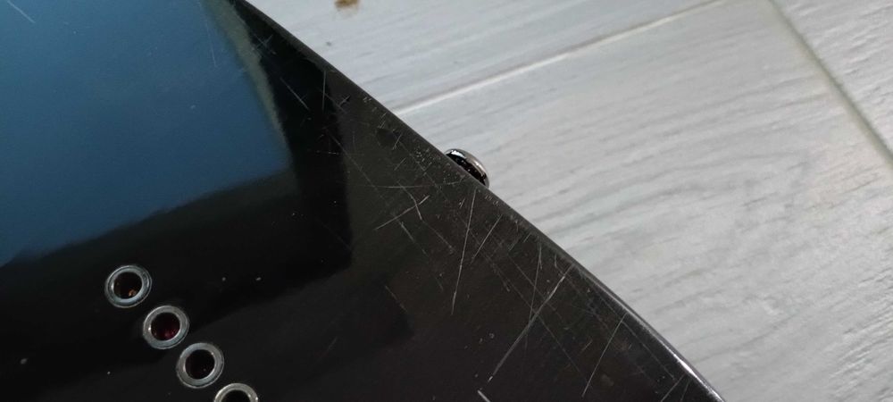 ESP LTD MH-101 Black Flamed Maple c/ Pickups Entwistle