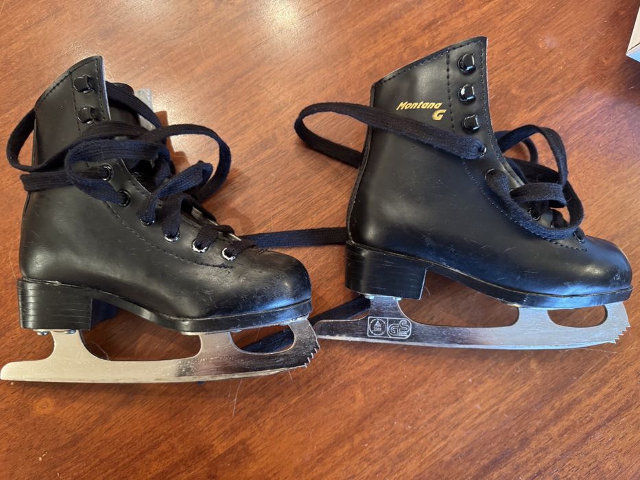 Ковзани чорні дитячі Graf 28 розмір (28 см по устілці)