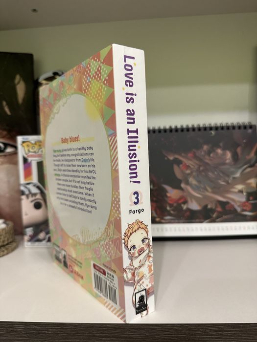 Яой манхва оригінальна англійською «Love is an Illusion!» 3 том