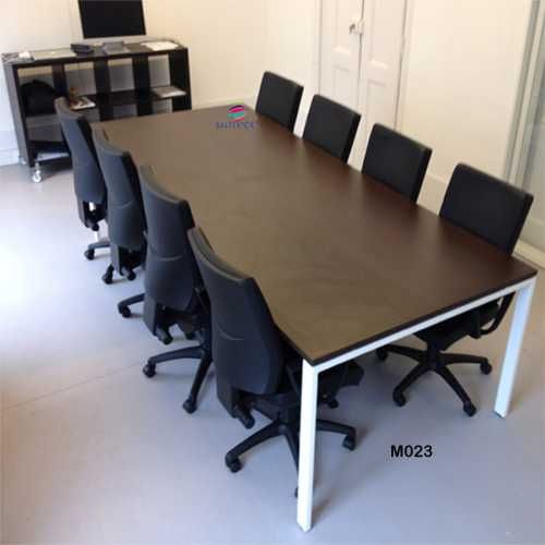Mesa Retangular para Sala de Reuniões Melamina Nova