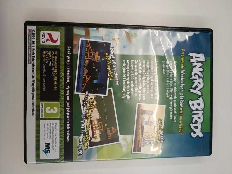 Pudełko z płyta Angry Birds