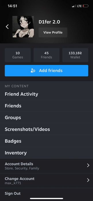 Продам steam акаунт с играми