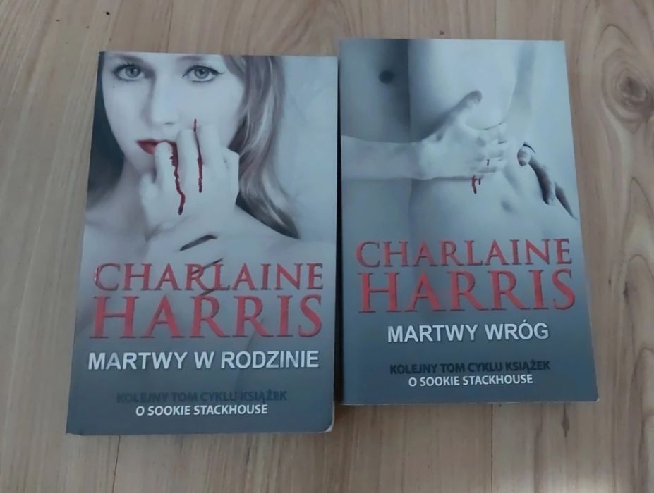 Zestaw 2 książek Charlaine Harris o Sookie Stackhouse