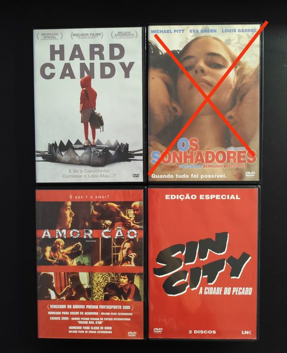 DVD's originais usados