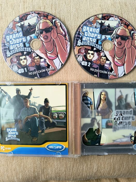 Комп'ютерна гра PC Grand Theft Auto SanAndreas 2004 Neogame 2в1