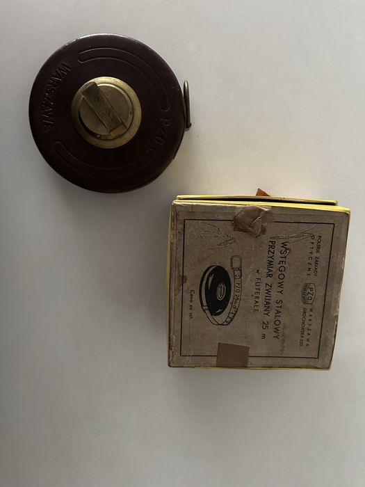 Stara taśma miernicza Prl vintage