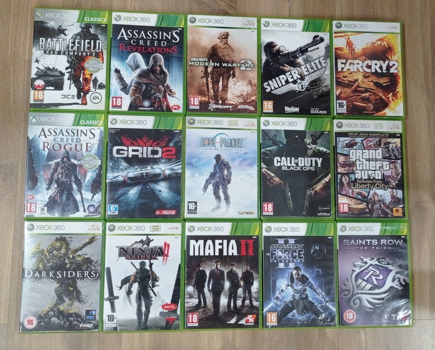 Gry na konsolę Xbox One Xbox 360 kompatybilne Xbox One
