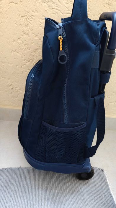 mochila escolar com rodas Real Madrid