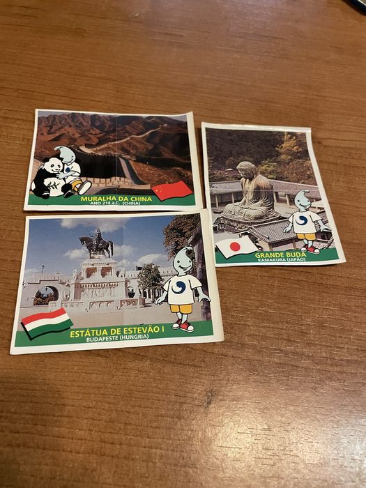 Cromos “A volta do mundo do Gil”