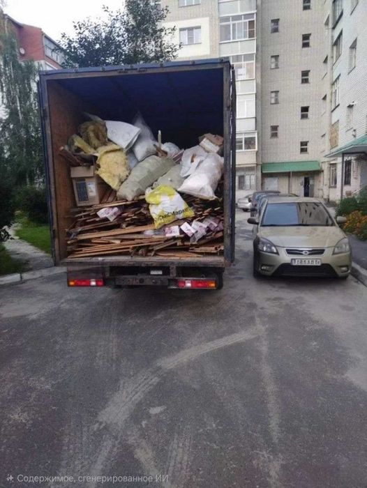 Вывезти мусор, Услуга вывоза мусора Харьков, Вывоз мусора газель зил