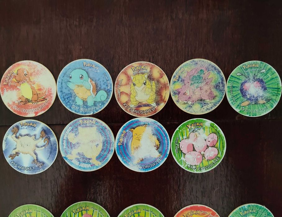 Bundle 101 tazos Pokémon (Matutano)