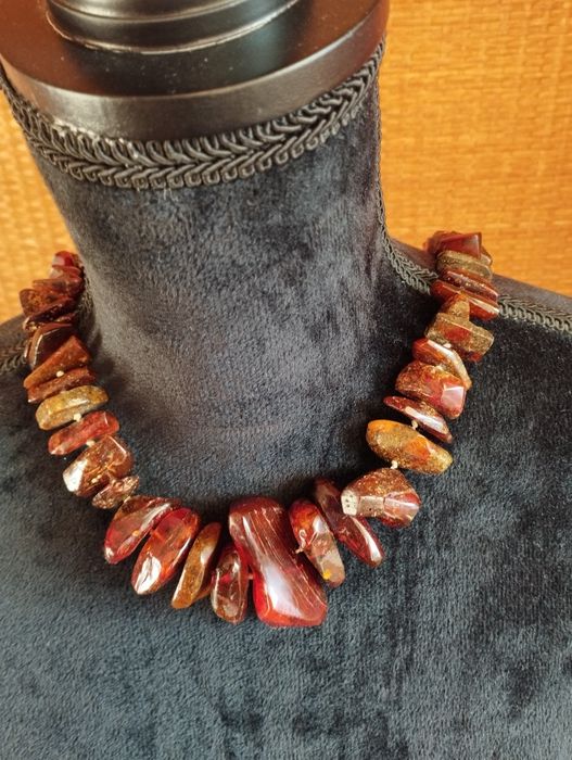 Naturalny bursztyn, vintage