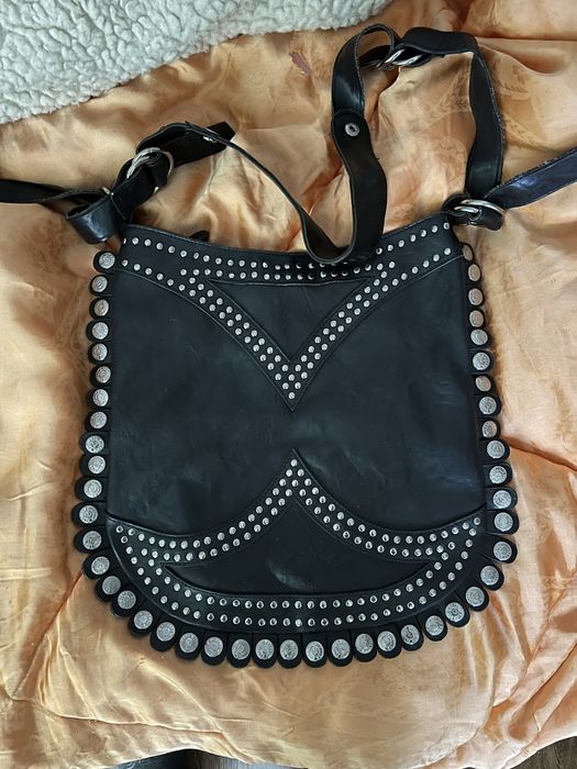 Torba skórzana czarna