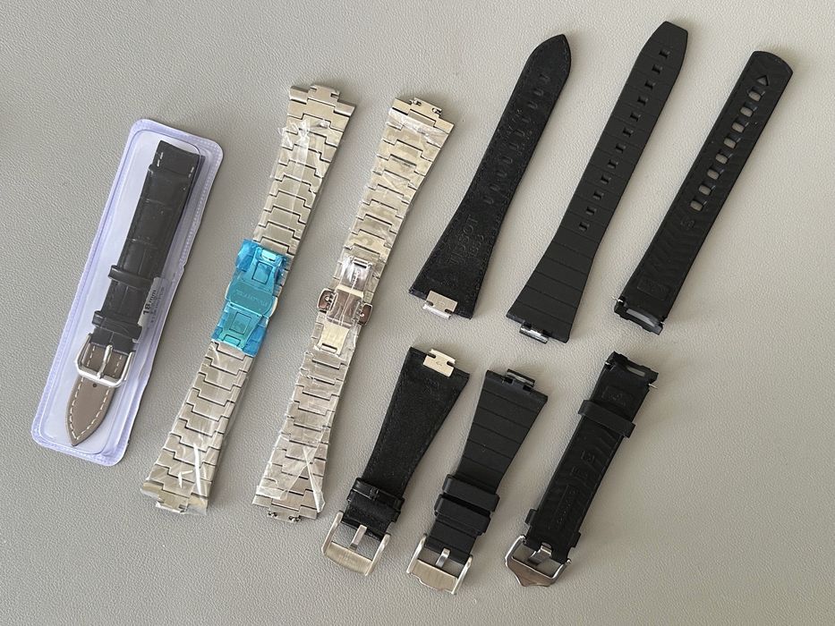 Браслет, кожаный/каучуковый ремешок для часов Tissot PRX, Omega, Rolex